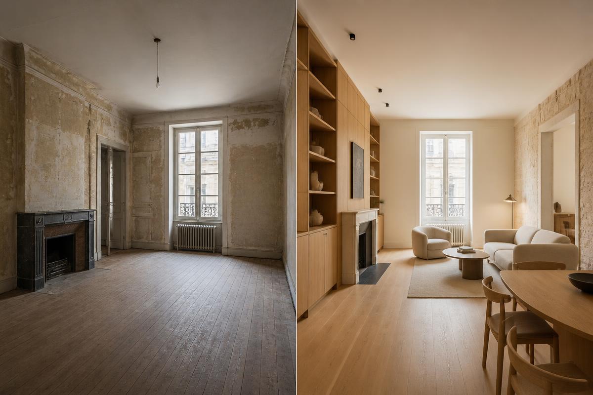 Vous venez d'acheter un bien ancien à Bordeaux ? Transformez-le avec une rénovation clé en main